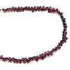 Rhodolite Natural 4x3, 5x3mm Drop Briolette Facet Cut Mulberry Color VVS Clarity Drilled Gemstone