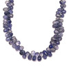 Natural Iolite Drop Briolette Cut 7x5, 8x5, 9x5, 10x5mm Deep Periwinkle Blue Color Drilled Semiprecious Gemstone