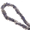 Natural Iolite Faceted Briolette Drop Beads | 6x4,7x5mm | 107 Pcs 67 Carats | Deep Periwinkle Blue | VS Clarity | Tanzania Mines Loose Gemstone for Jewelry Making