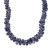 Natural Iolite Drop Briolette Cut 6x4mm Deep Periwinkle Blue Color Drilled Semiprecious Gemstone