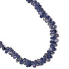 Natural Iolite Drop Briolette Cut 6x4, 7x5mm Ultramarine Blue Color Drilled Semiprecious Gemstone