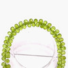 Natural Peridot Drop Briolette Cut 7x5mm Intense Green Color VVS Clarity Drilled Semiprecious Gemstone