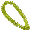 Natural Peridot Drop Briolette Cut 7x5mm Intense Green Color VVS Clarity Drilled Semiprecious Gemstone