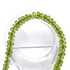 Natural Peridot Drop Briolette Cut 5x4mm Lime Green Color VS Clarity Drilled Semiprecious Gemstone