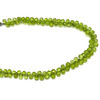 Natural Peridot Drop 5x4mm Briolette Cut Lime Green Color VS Clarity Drilled Semiprecious Gemstone