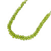 Natural 5x4mm Peridot Drop Briolette Cut Intense Green Color VVS Clarity Drilled Semiprecious Gemstone