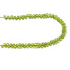 Natural Peridot Drop Briolette Cut 4x3mm Intense Green Colo VVS Clarity Drilled Semiprecious Gemstone