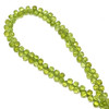 Natural Arizona Peridot Briolette Faceted Drop Beads | 4x3mm | 95 Pcs 37 Carats | Intense Green | VVS Clarity | 8 Inch Strand Semiprecious Gemstone Jewelry Making