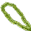 Natural Arizona Peridot Briolette Faceted Drop Beads | 5x3mm | 97 Pcs 53 Carats | Intense Green | VVS Clarity | 7 Inch Strand Semiprecious Gemstone Jewelry Making