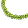 Natural 6x4mm Peridot Drop Briolette Cut Intense Green Color VVS Clarity Drilled Semiprecious Gemstone