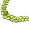 Natural Peridot Heart Pear Briolette Cut Parrot Green Color 5-8mm VS Clarity Drilled Semiprecious Gemstone