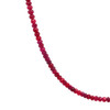 Natural Ruby Rondelle Facet Bead Cut 4.50mm Precious Necklace Jewelry