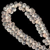 Rose Quartz Natural Drop Briolette Facet Cut 8x5, 9x6mm Crepe Pink Drilled Gemstone