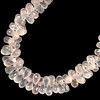 Natural Rose Quartz Drop Briolette Cut 8x6, 9x6mm Baby Rose Pink Drilled Gemstone
