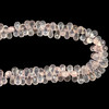 Natural Rose Quartz Drop Briolette Cut 9x6, 10x6mm Baby Rose Pink Drilled Gemstone