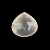 Natural Rose Quartz Heart Briolette Cut 28x27mm Pale Pink Semiprecious Gemstone