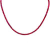 Natural Ruby Rondelle 4.50mm Facet Bead Cut Precious Necklace Jewelry
