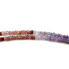 Natural Sapphire Rondelle Facet Bead Cut 2.50mm Precious Necklace Jewelry