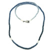 Natural Blue Sapphire Rondelle Facet Bead Cut 3.50mm Precious Necklace Jewelry