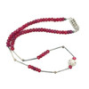 Natural Ruby Rondelle 4 mm Facet Bead Cut Precious Necklace Jewelry