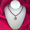 Natural Ruby Rondelle Facet Bead Cut 4.0mm Precious Necklace lewelry