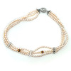 Natural Fresh Water Pearl Rice Plain Cut 4x3mm Precious Necklace Jewelry
