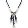 Natural Pearl & Multi Tourmaline Gemstone Handmade Necklace