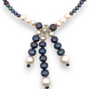 Natural Pearl & Multi Tourmaline Gemstone Handmade Necklace