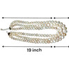 Classic Multi layered Plain Pearl Necklace