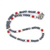 Pearl Classic Plain with Coral Handmade Necklace