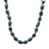 Classic Grey Freshwater Pearl Plain Smooth Button 8x7-11x7mm | Pearly Luster VS Clarity | 32cm June Birthstone Strand