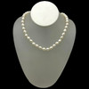 Pearl 8x6mm Button Plain Cut VVS Clarity Gemstone Strand 0.60mm Drill Hole