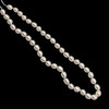 Pearl White 8x6mm Button Plain Gemstone Strand 0.60mm Drill Hole