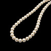 Pearl Chic Plain White Necklace June Birthstone