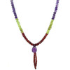 Citrine Natural, Garnet, Amethyst, Peridot, and Spessartite Necklace