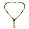 Citrine Natural, Iolite, Peridot, Aqua, Amethyst, and Spessartite Garnet Necklace