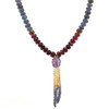 Peridot Natural, Citrine, Tanzanite, Garnet, and Amethyst Necklace | Gemstone Jewelry | 19.5 Inch | Birthstone Jewelry