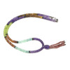 Spessartite Natural, Aquamarine, Amethyst, Peridot, and Garnet Necklace