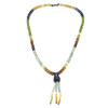 Iolite Natural, Peridot, Citrine, Aquamarine, Spessartite, and Amethyst Necklace
