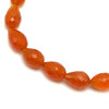 Carnelian Natural Drop Briolette Cut VVS Clarity 10x8-15x8.5 mm Orange Color Loose Drilled Gemstone