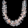 Rose Quartz Natural Drop Briolette Facet Cut VVS1 Clarity 10x7-13x8mm Drilled Loose Gemstone