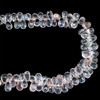 Rose Quartz Natural Drop Briolette Cut VVS1 Clarity 11x6,9x6mm Drilled Loose Gemstone