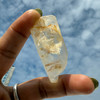 White Topaz Natural Uncut Rough VS Clarity 144.50 Carat Earth-mined Gemstone Healing Energy Raw Rock