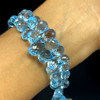 Topaz Natural Drop Briolette Cut 12x8-8x6mm Top Sky Blue Exceptional Quality Drilled Loose Gemstone