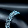 Topaz Natural Drop Briolette Faceted Cut 5x3,4x3mm Top Sky Blue Topaz Drilled Loose Gemstone