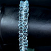 Topaz Natural Drop Briolette Cut 5x3mm Top Sky Blue Topaz Blue Exceptional Quality Drilled Loose Gemstone