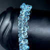 Topaz Natural Drop Briolette Cut 7x4,6x4mm Top Sky Blue Topaz Side Drill Loose Gemstone