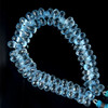 Natural Topaz Briolette Faceted Cut Drop Gemstone Beads | 8x6–11x6mm | FL Clarity | 84 Pcs 213 Carats | 8.98 Inch | Side Drilled | Jewelry Making