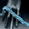 Topaz Natural Drop Briolette Cut Top Sky Blue Topaz 10x6,9x6mm Exceptional Quality Drilled Loose Gemstone