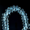 Topaz Natural Drop Briolette Cut Top Sky Blue Topaz 9x6,8x5mm Exceptional Quality Drilled Loose Gemstone